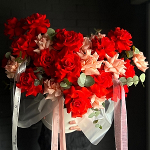 Букет алая симфония