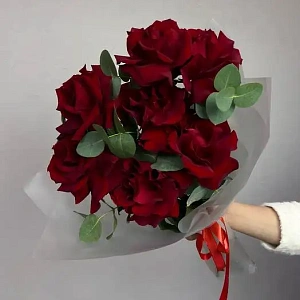 Букет рубиновая ночь - фото-4