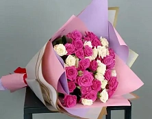 Букет нежное сияние роз - изображение-3