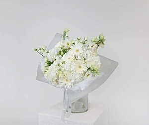 Букет молочная нега - фото-1