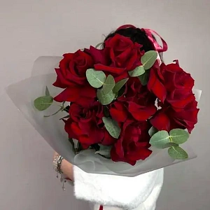 Букет рубиновая ночь - фото-3