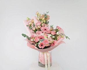 Букет пудровое облако - фото-1